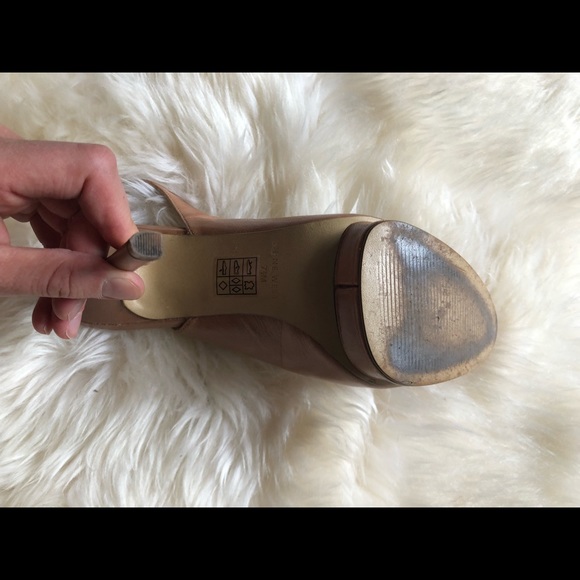 NineWest Platform sling backs nude - Picture 5 of 5